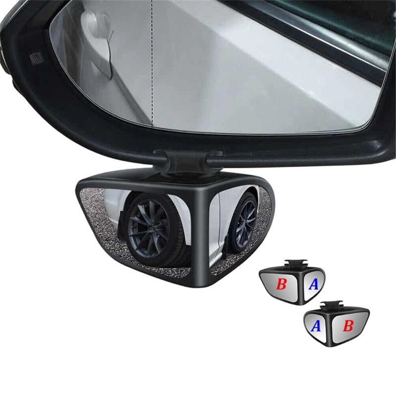 Blind Spot Mirror Dual-Lens 360° Adjustable & Self-Adhesive
