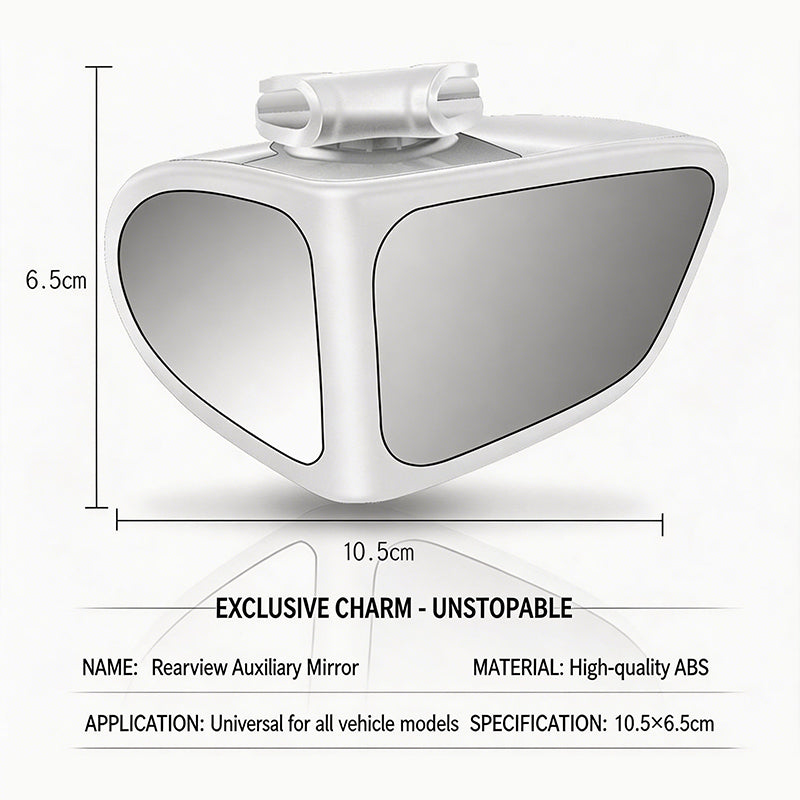 Blind Spot Mirror Dual-Lens 360° Adjustable & Self-Adhesive