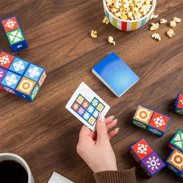 Block Puzzle 5-Piece Set With Cards