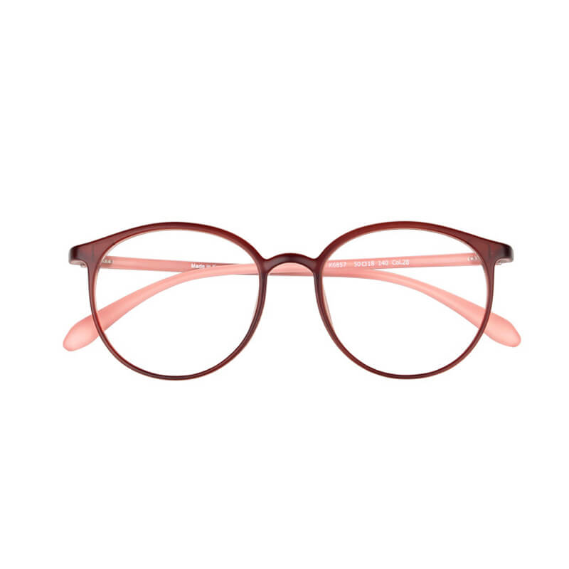 Blue Light Glasses Round Comfortable Lightweight Multiple Lens Strengths