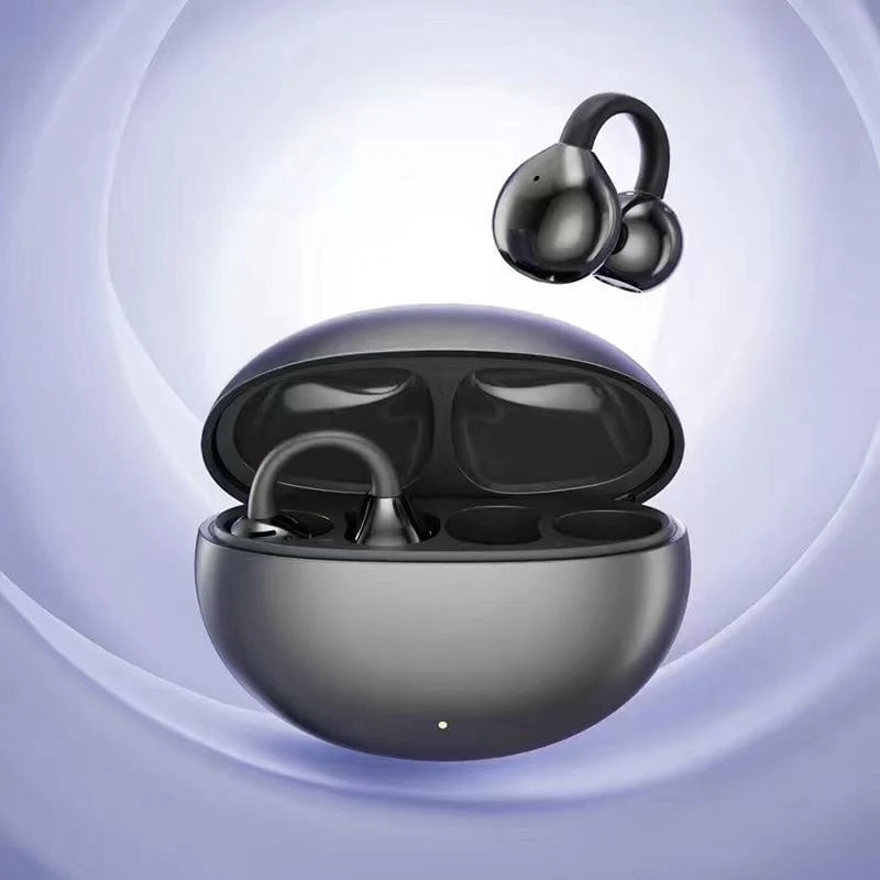 Bluetooth Earphones Open-Ear Clip AI Noise Reduction