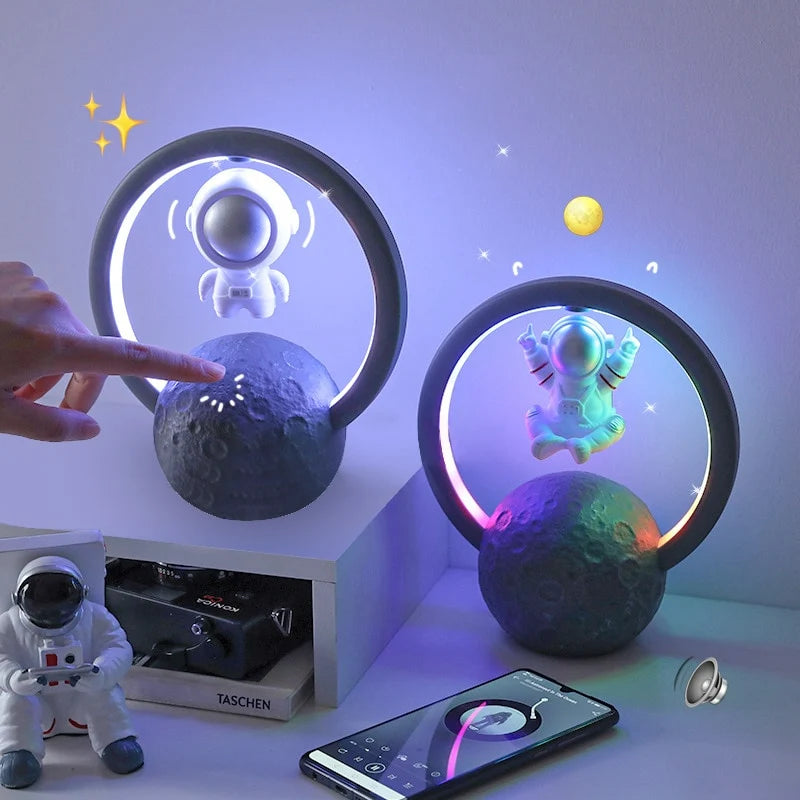 Bluetooth Speaker Magnetic Levitation Multicolor LED