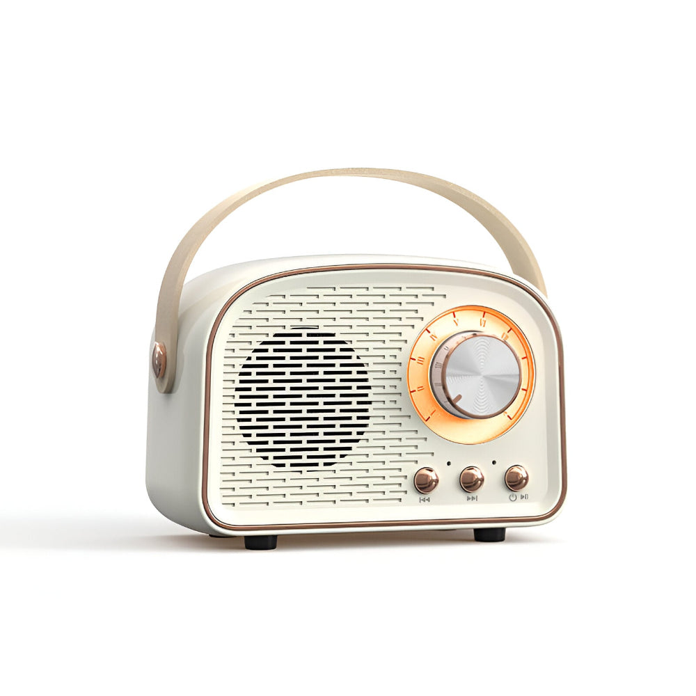 Bluetooth Speaker Retro Wood Finish Rich Bass
