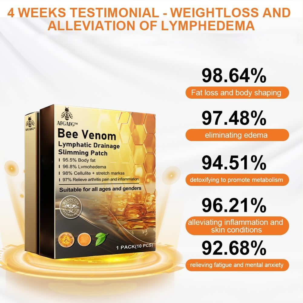 Body Care Patch Transdermal Bee Venom & Herbal Extracts 24-Hour