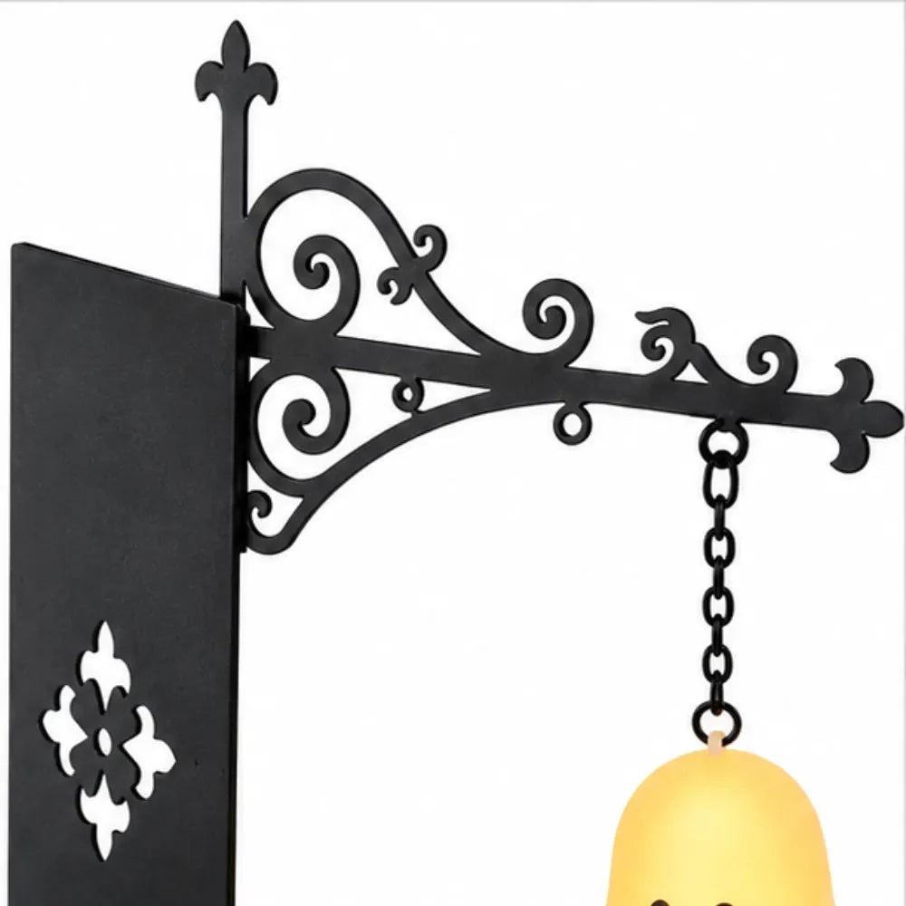 Bookshelf Lantern Slim Metal Battery Operated Warm LED