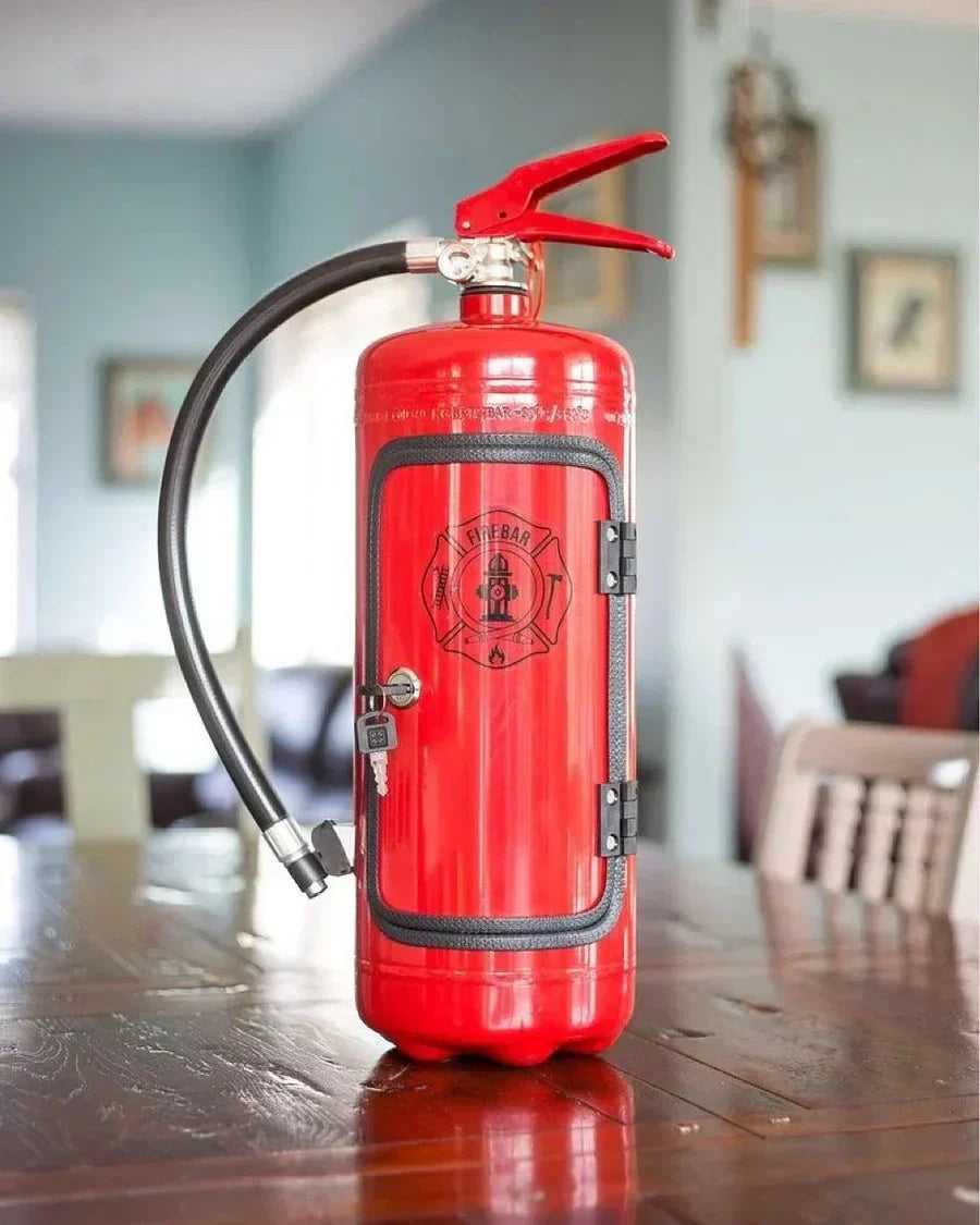 Bottle Holder Fire Extinguisher Lockable Metal