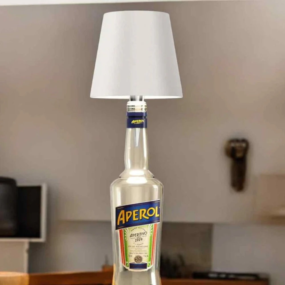 Bottle Lamp Attachment Wireless & Rechargeable Dimmable LED
