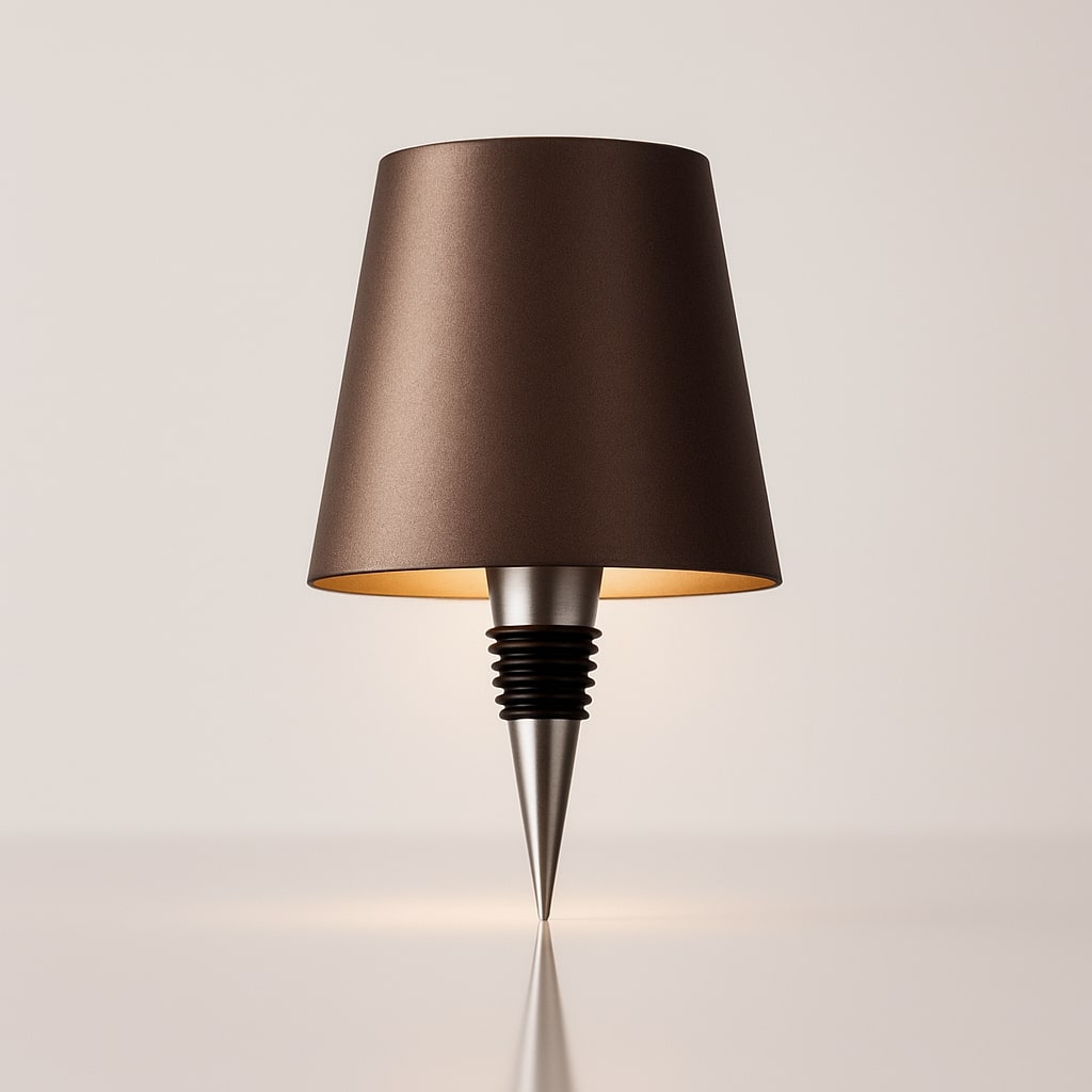Bottle Lamp Attachment Wireless & Rechargeable Dimmable LED