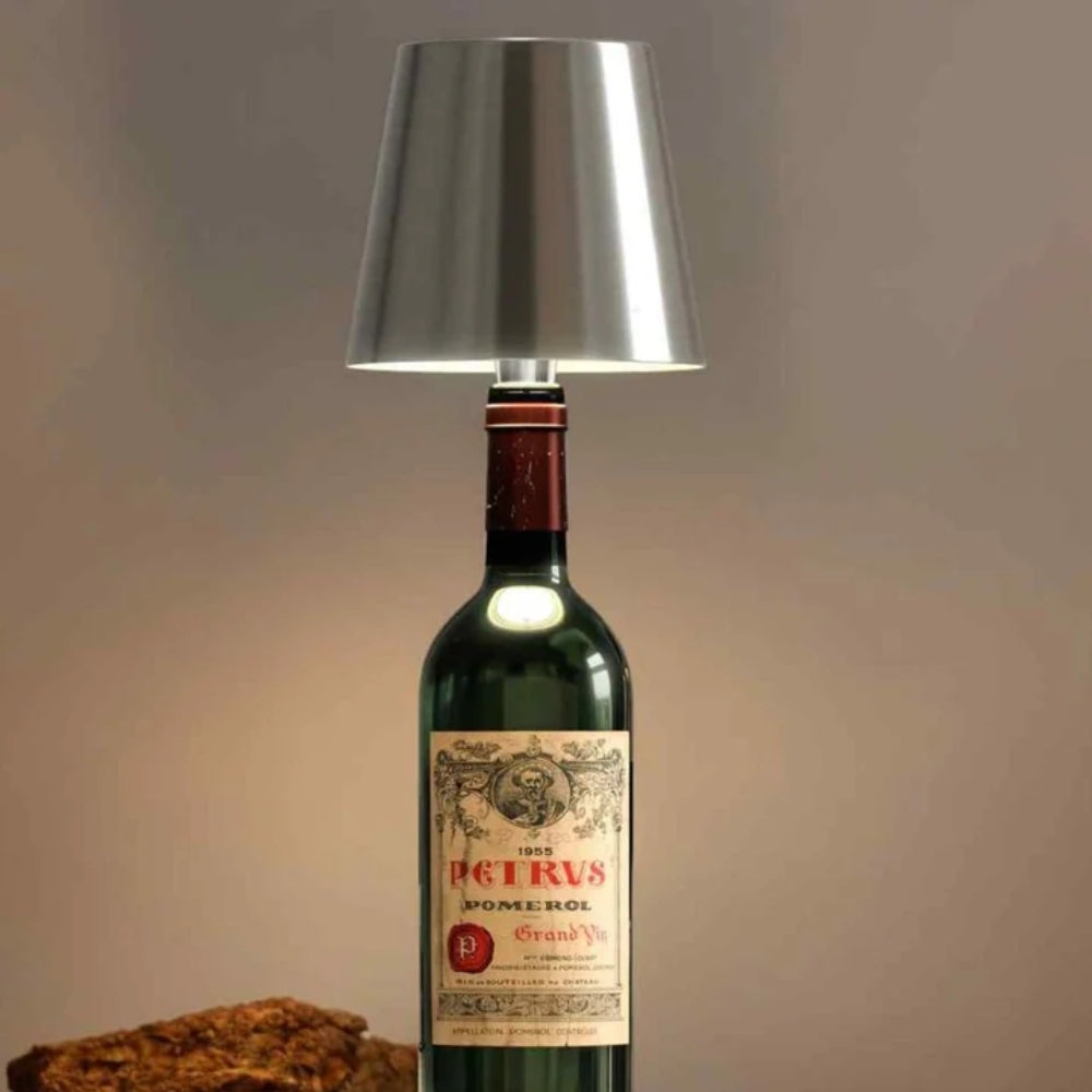 Bottle Lamp Attachment Wireless & Rechargeable Dimmable LED