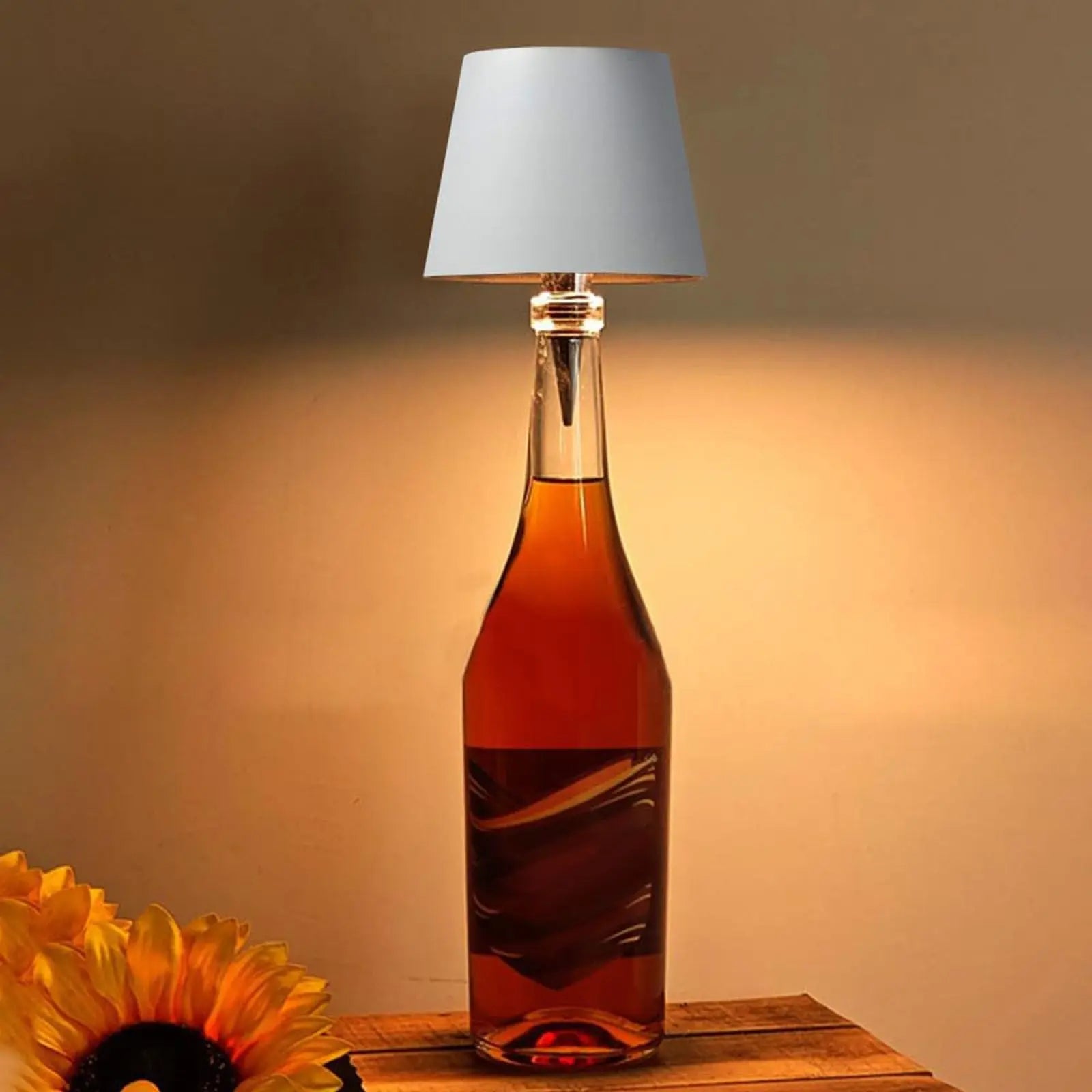 Bottle Lamp USB-Rechargeable Fits Most Bottle Necks