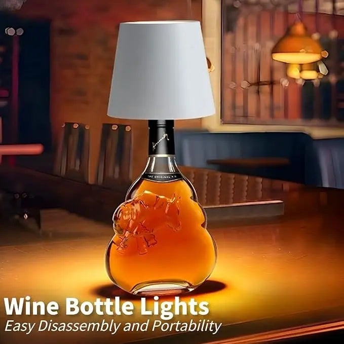 Bottle Lamp USB-Rechargeable Fits Most Bottle Necks
