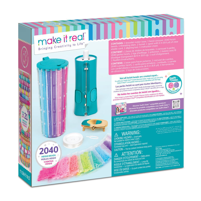 Bracelet Craft Kit Click-Select Bead Carousel Over 2,000 Beads