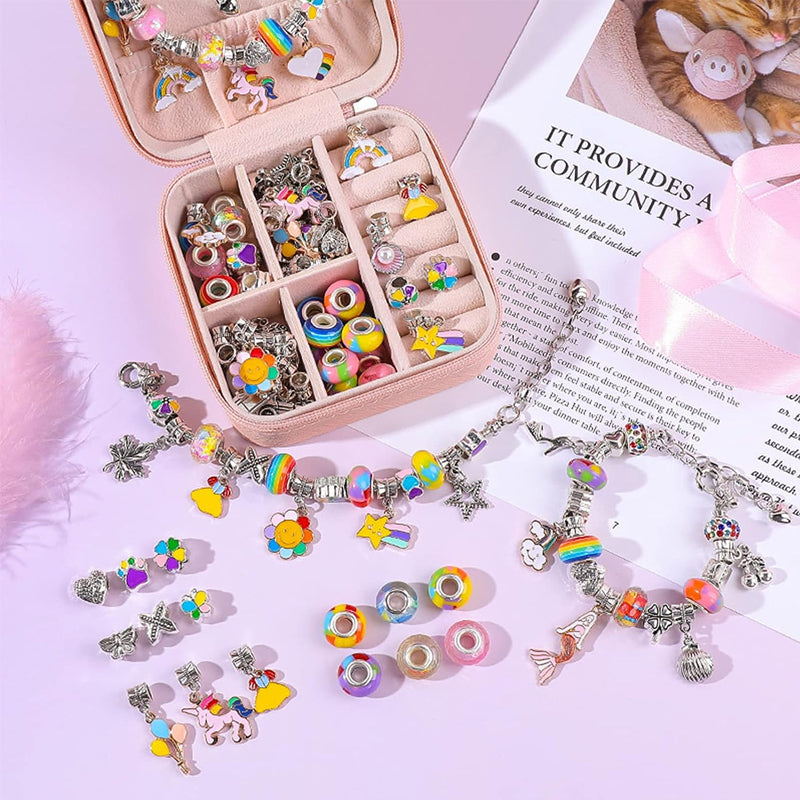 Bracelet Craft Kit Over 60 Pieces Gift Box