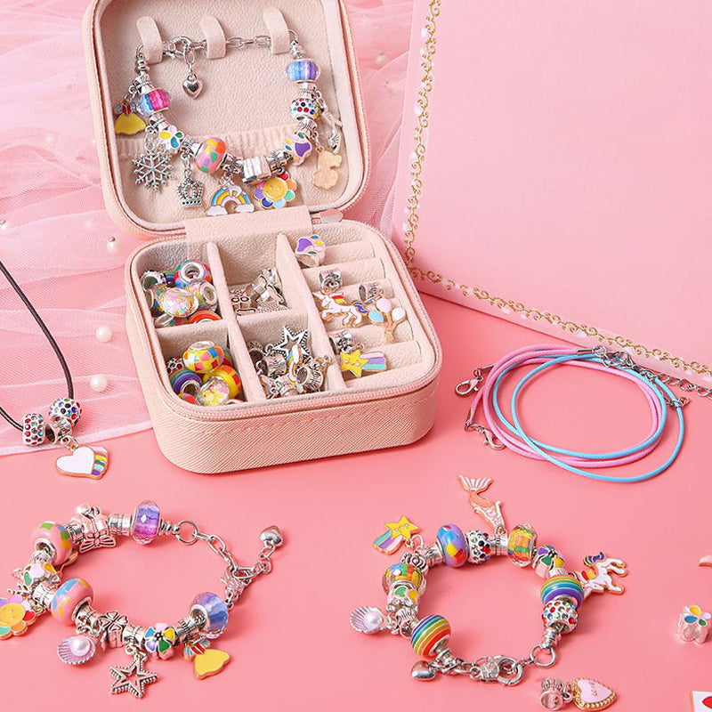 Bracelet Craft Kit Over 60 Pieces Gift Box