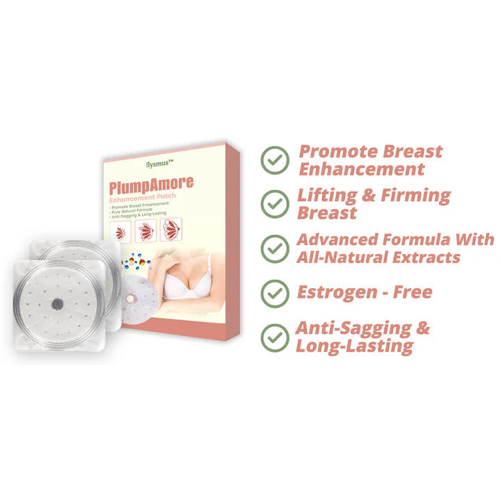 Breast Enlargement Patch Plant-Based Daily Adhesive 4 Pack