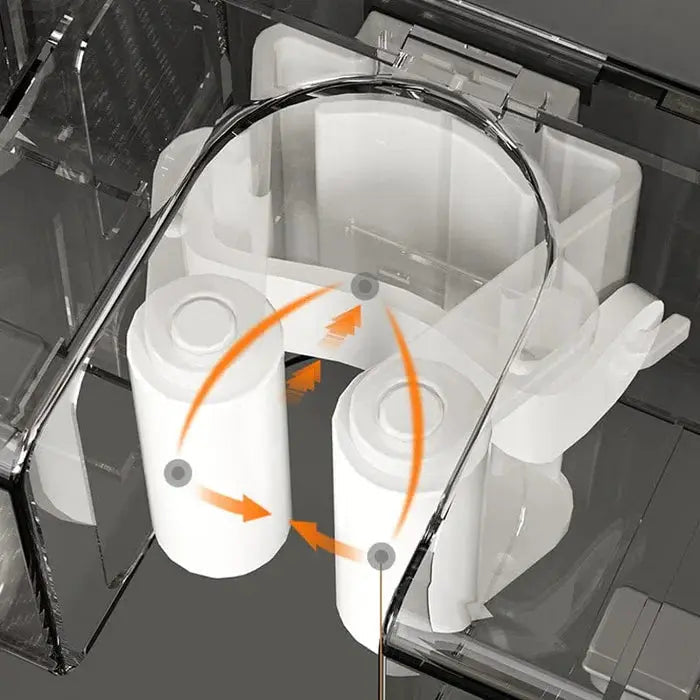 Broom & Mop Holder Space-Saving Stainless Steel Grip