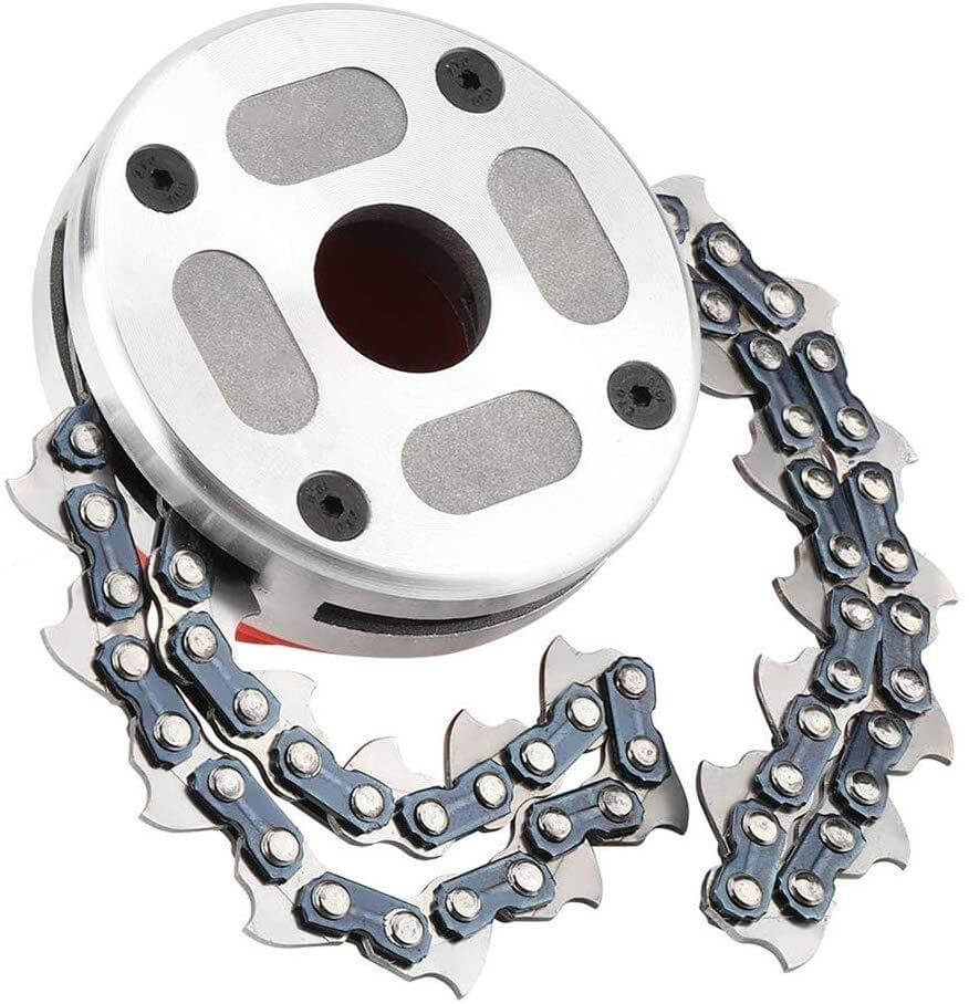 Brushcutter Replacement Head Metal Chain Stainless Steel Tool-Free