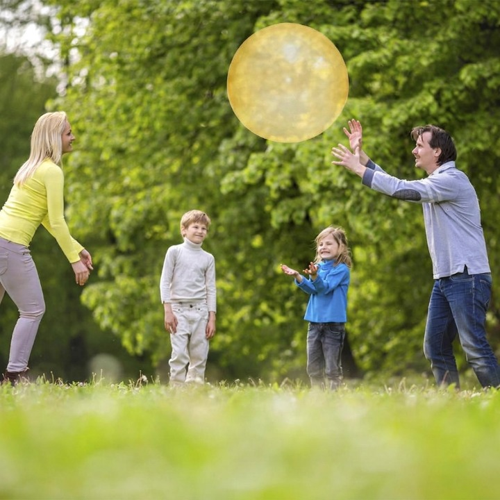 Bubble Ball Tear-Resistant TPR Supports 269 lb