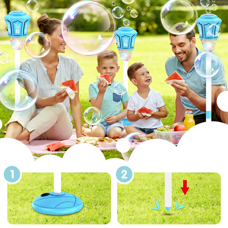 Bubble Machine Lamppost LED Remote Control 50 Meter Range