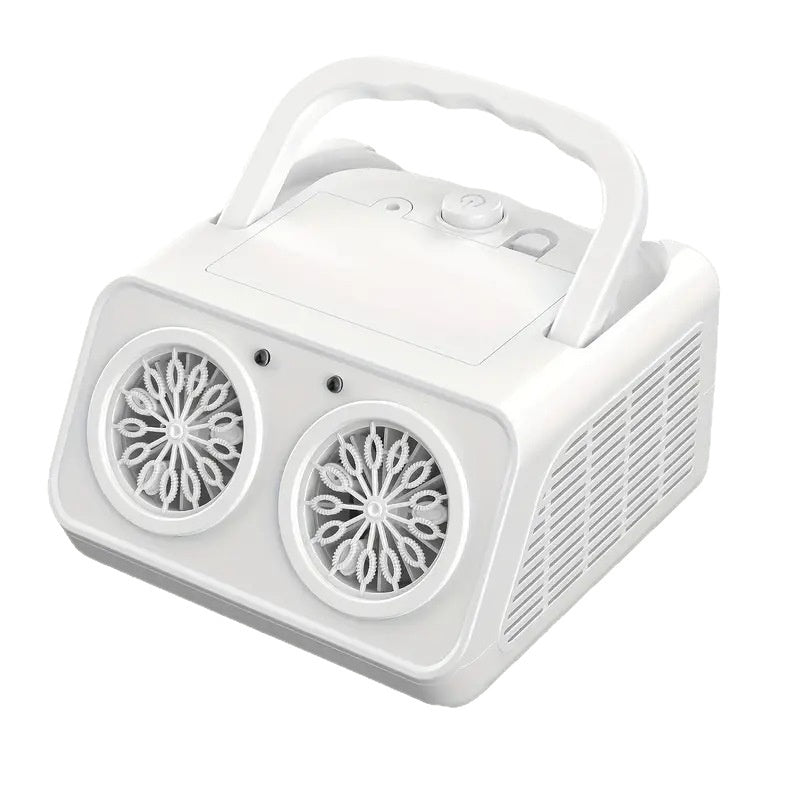Bubble Machine Rechargeable & Portable 26 Nozzles