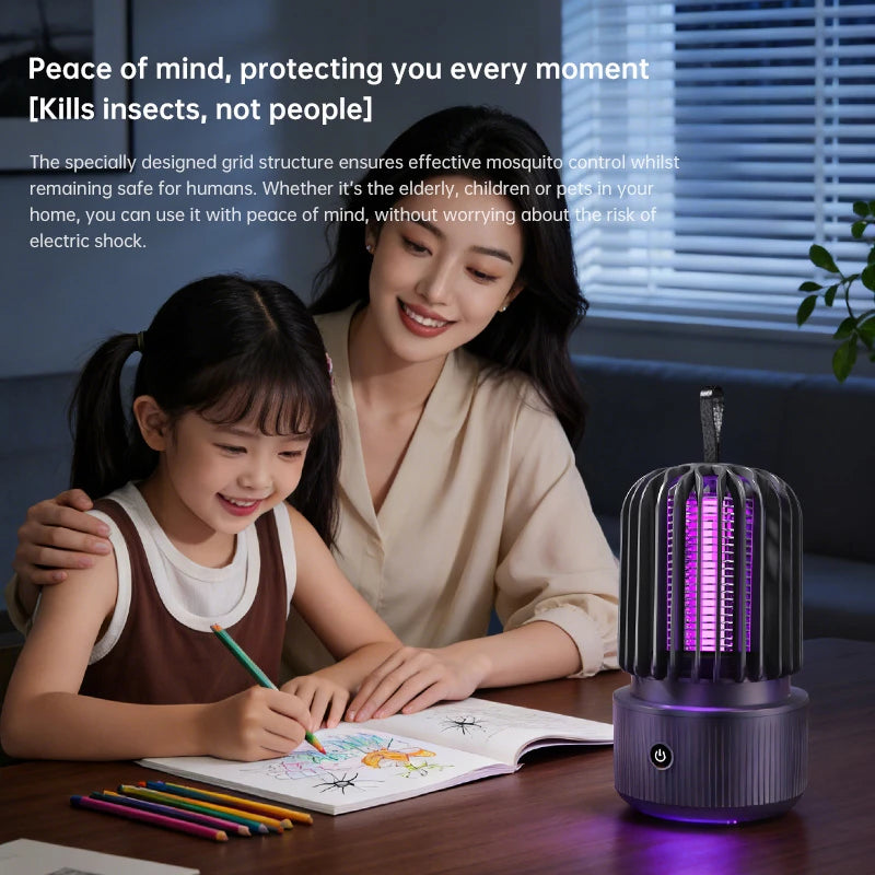 Bug Zapper Rechargeable UV Light Up To 8 Hours