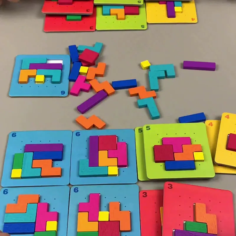Building Block Set Stackable Multicolor Screen-Free