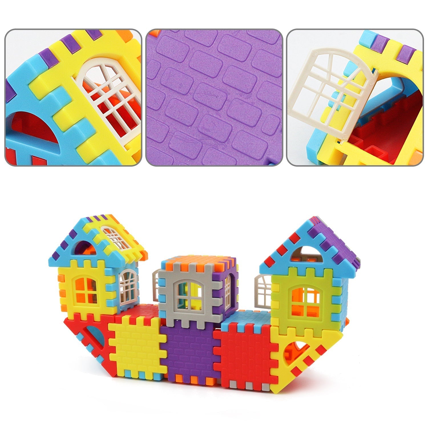 Building Blocks Snap-Together Non-Toxic 48 Pieces