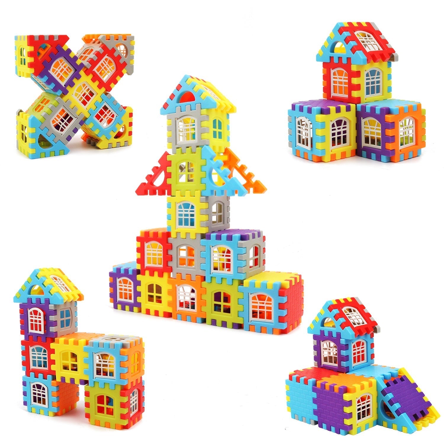 Building Blocks Snap-Together Non-Toxic 48 Pieces