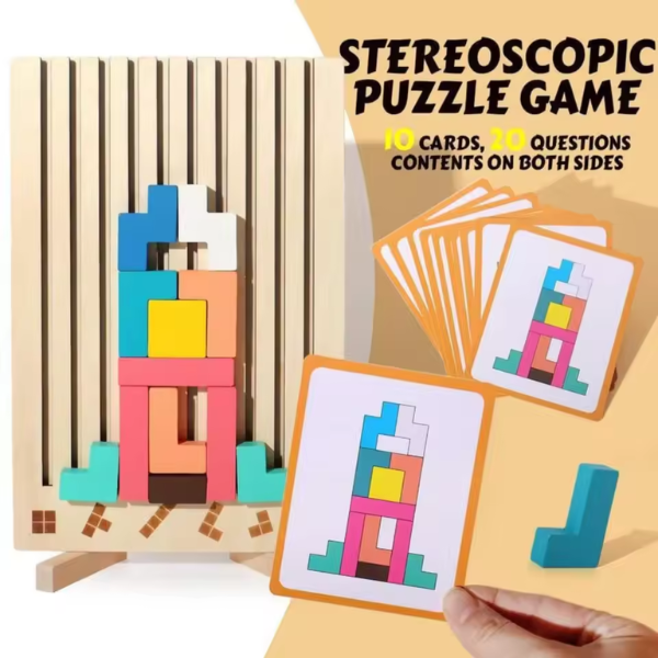Building Blocks Wooden Montessori Non-Toxic