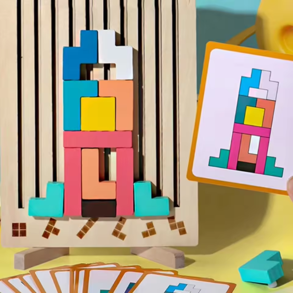 Building Blocks Wooden Montessori Non-Toxic
