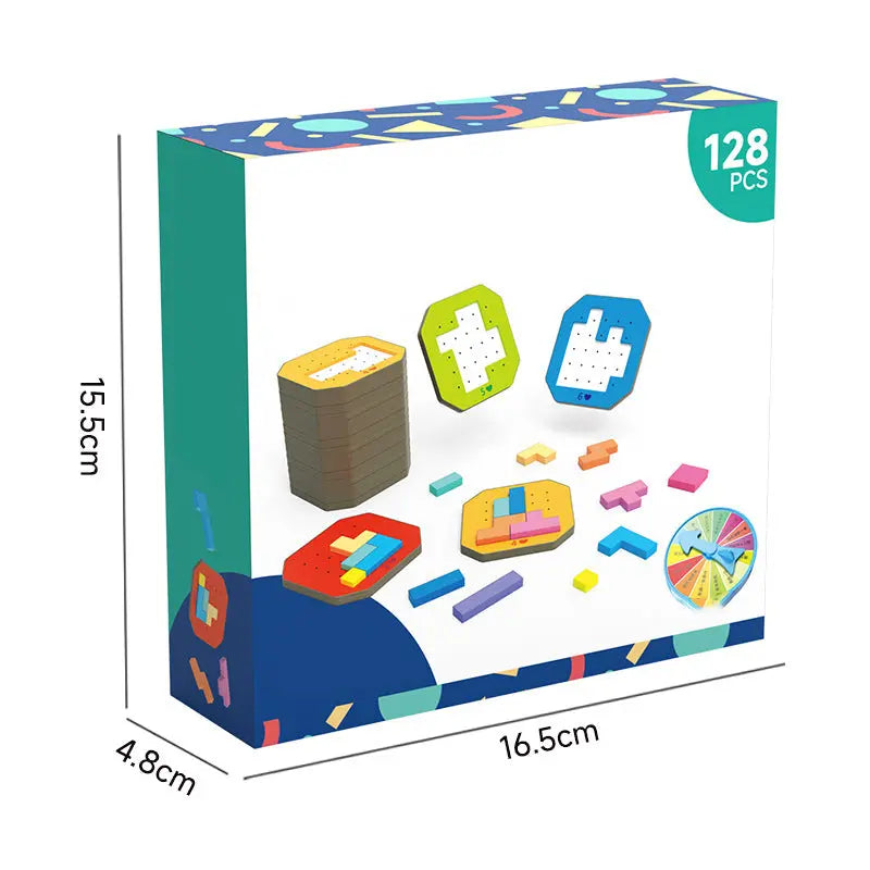 Building Set 108 Pieces 20 Task Cards Eco-Friendly