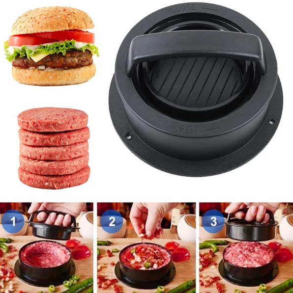 Burger Press Twist-Lock Uniform Patties 12cm
