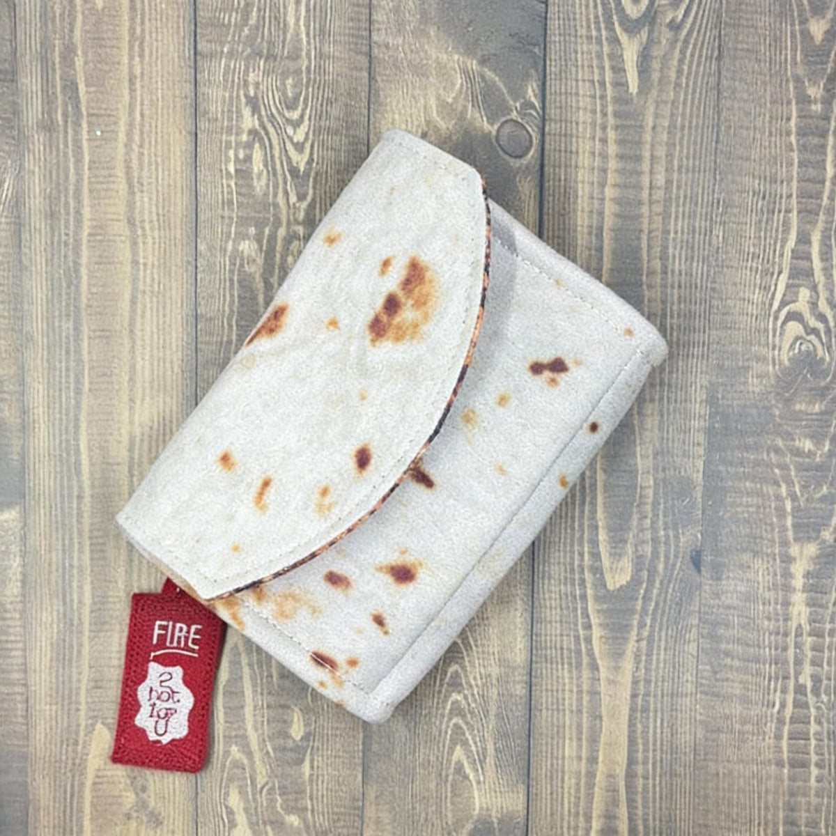 Burrito Wallet Magnetic Closure Sealed Ends Multiple Compartments
