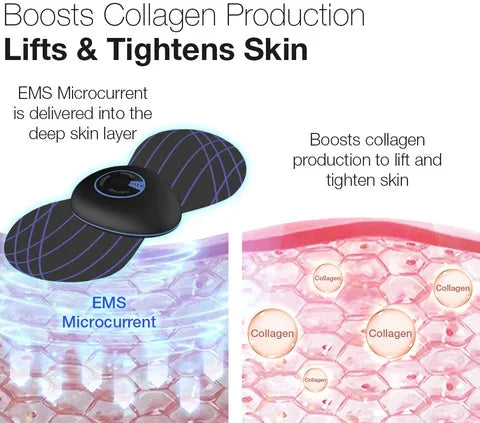 Bust Massager EMS Microcurrent Collagen-Boosting & Firming