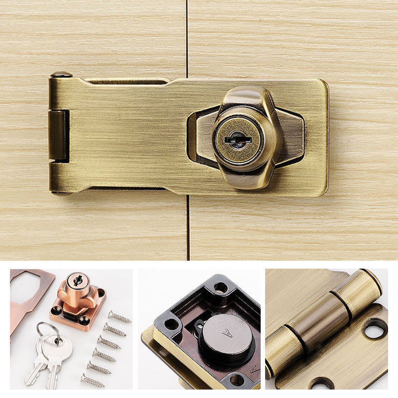 Cabinet Door Lock Zinc Alloy Two Keys