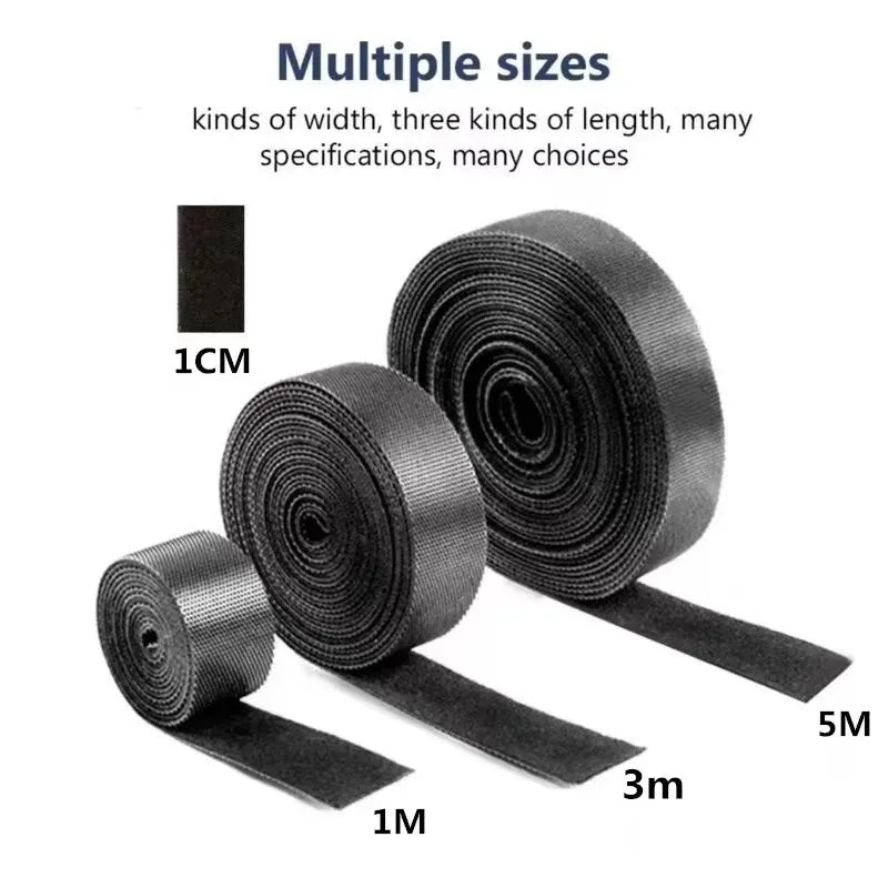Cable Tie Roll Self-Adhesive & Reusable Nylon 5m