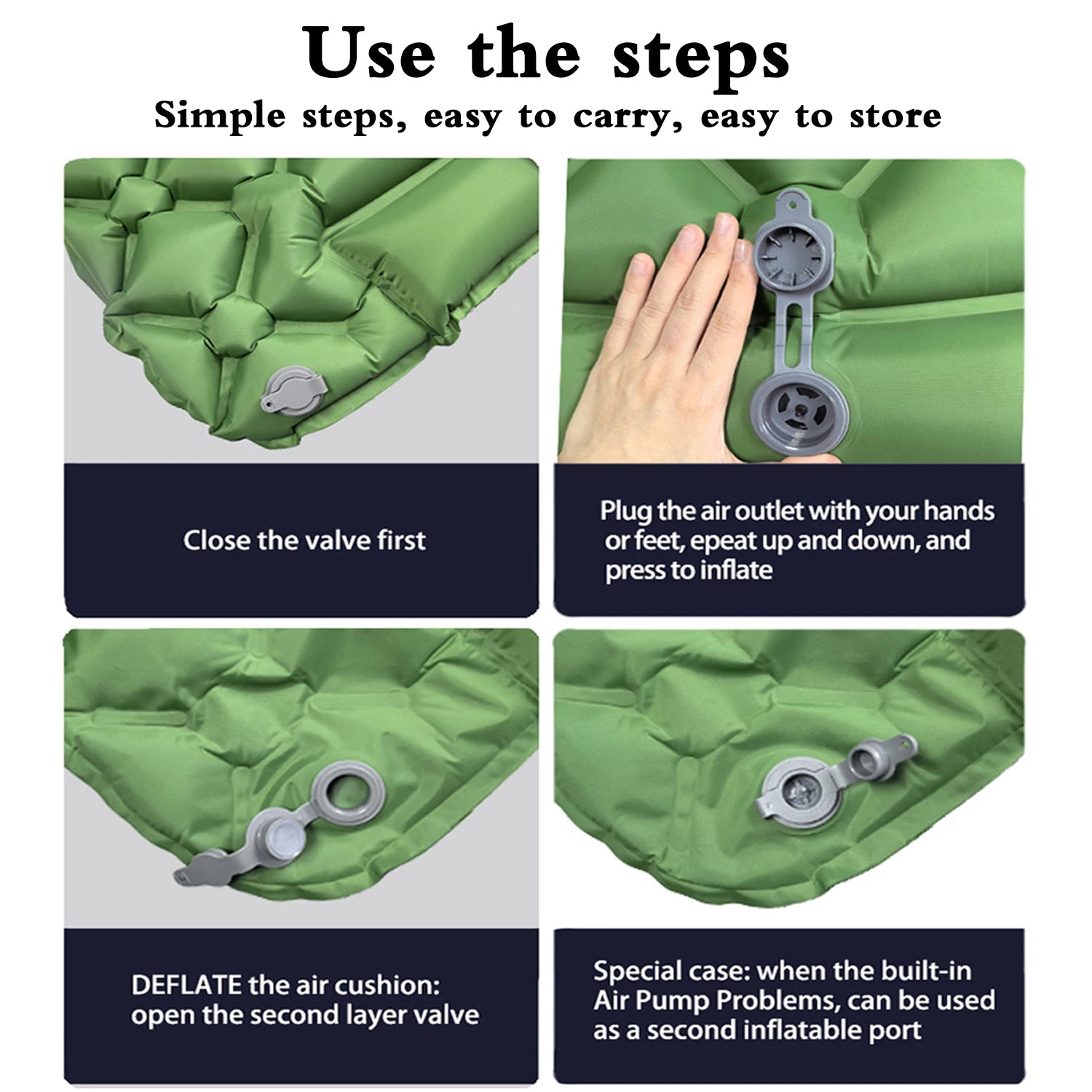 Camping Air Mattress Ultralight & Compact Honeycomb Insulated