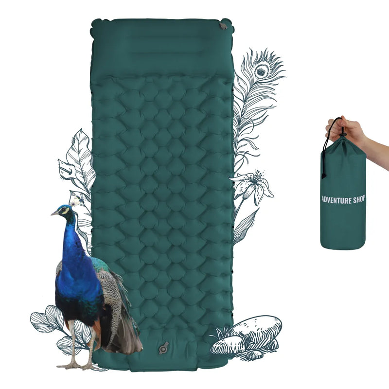 Camping Air Mattress Ultralight Integrated Pump 3.15 Inch Thick