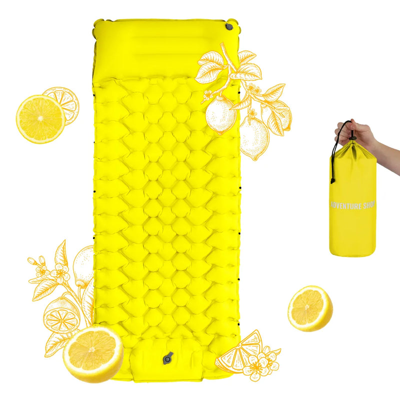 Camping Air Mattress Ultralight Integrated Pump 3.15 Inch Thick