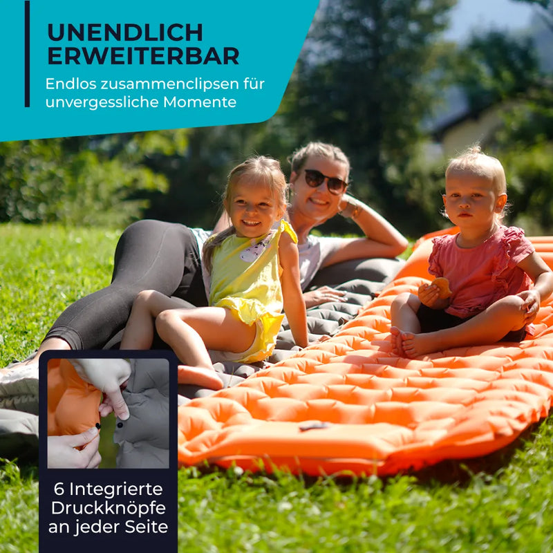 Camping Air Mattress Ultralight Integrated Pump 3.15 Inch Thick
