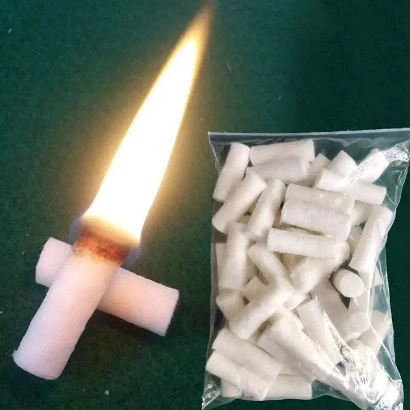 Camping Fire Starters Waterproof Quick Ignition 60 Pack