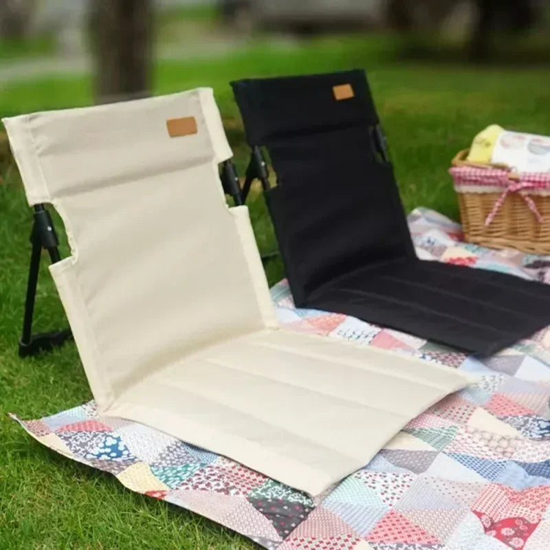 Camping Folding Chair Ultralight Aluminum Padded Seat & Backrest