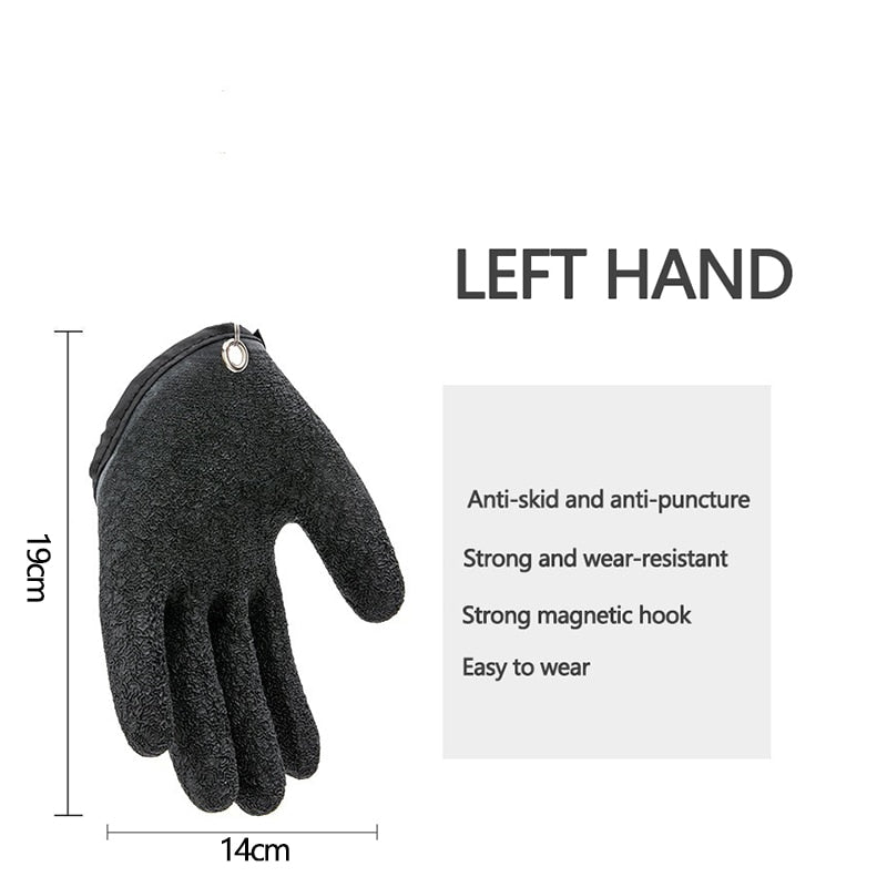 Camping Glove Non-Slip & Cut-Resistant Waterproof Magnetic Hook