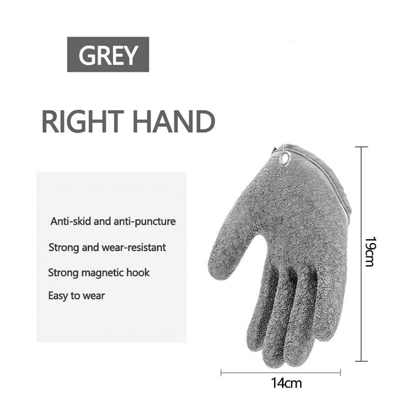 Camping Glove Non-Slip & Cut-Resistant Waterproof Magnetic Hook