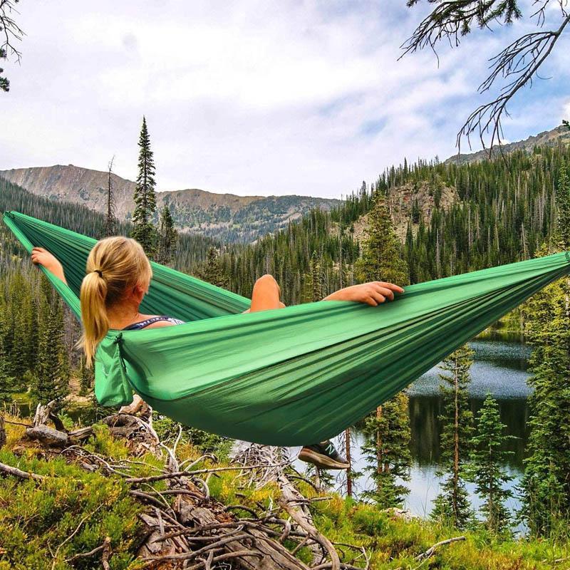 Camping Hammock 2-Person Ultralight Parachute Nylon