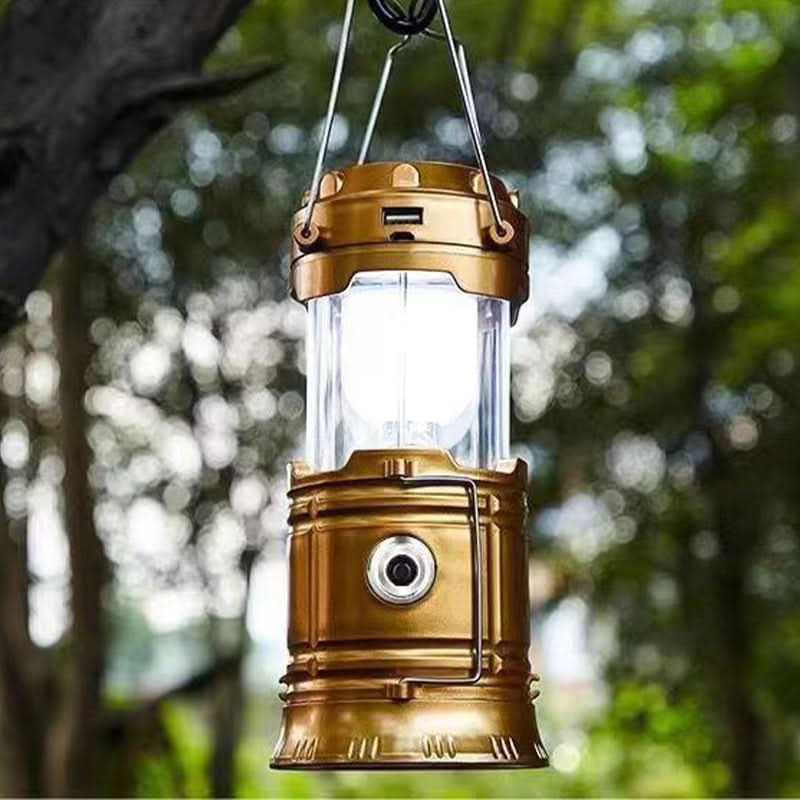 Camping Lantern Telescopic LED Solar & USB Power Bank