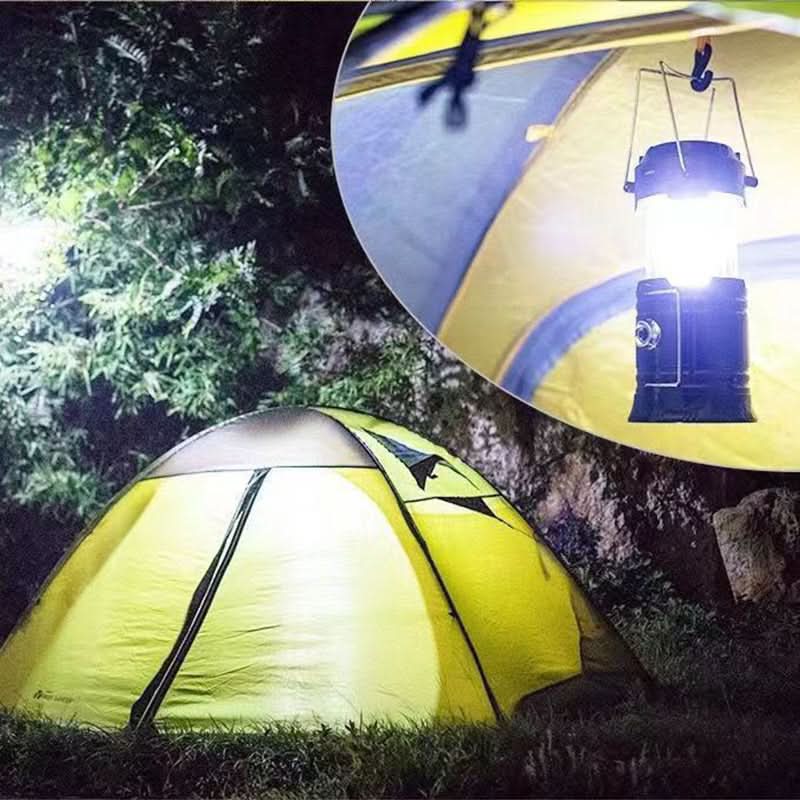 Camping Lantern Telescopic LED Solar & USB Power Bank
