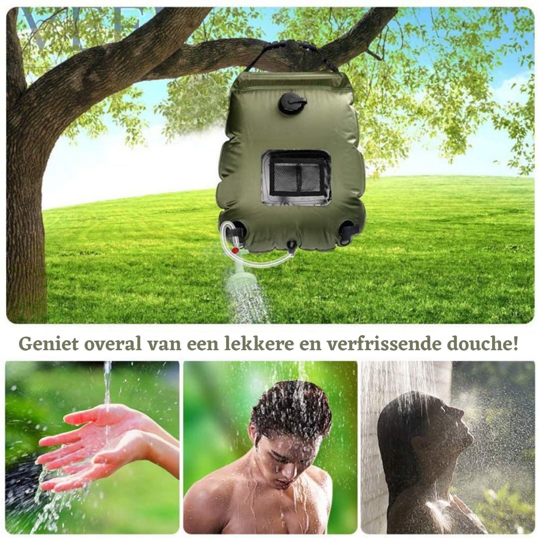 Camping Shower Solar-Heated 20 L Foldable
