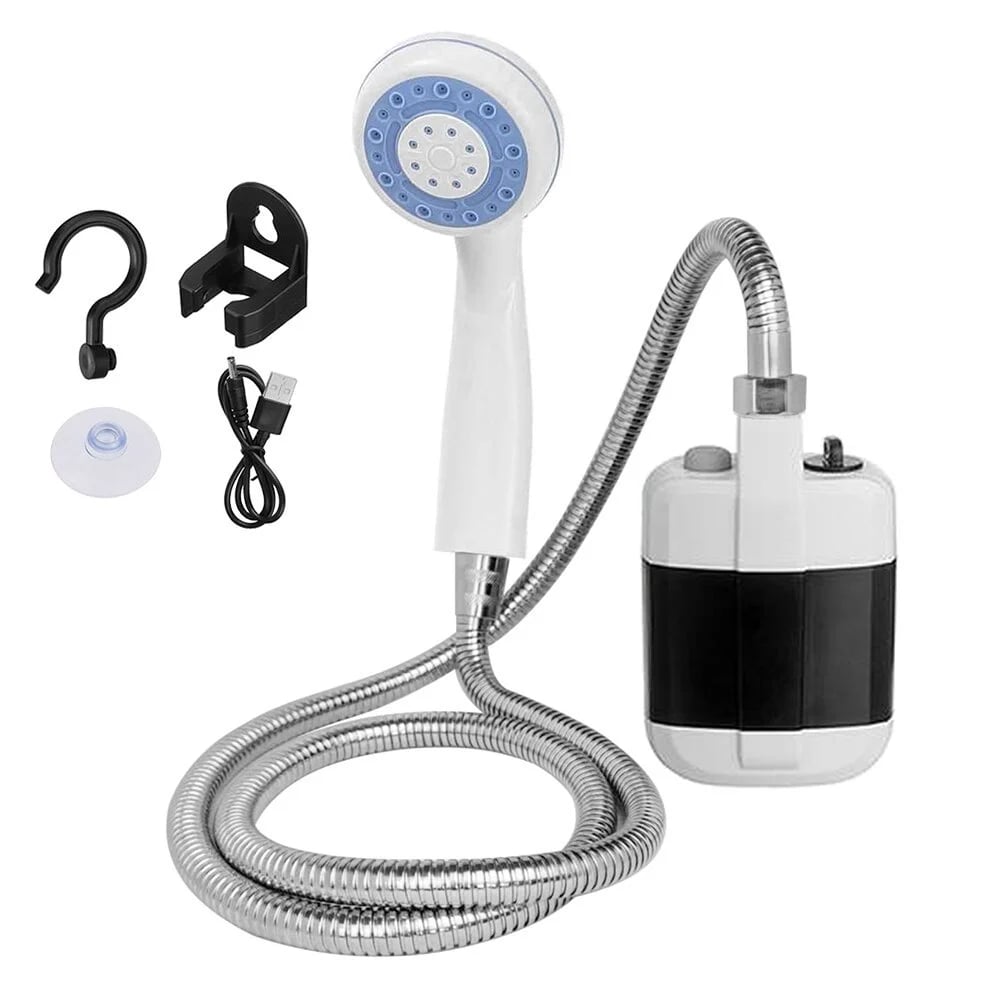 Camping Shower USB Rechargeable Powerful Flow