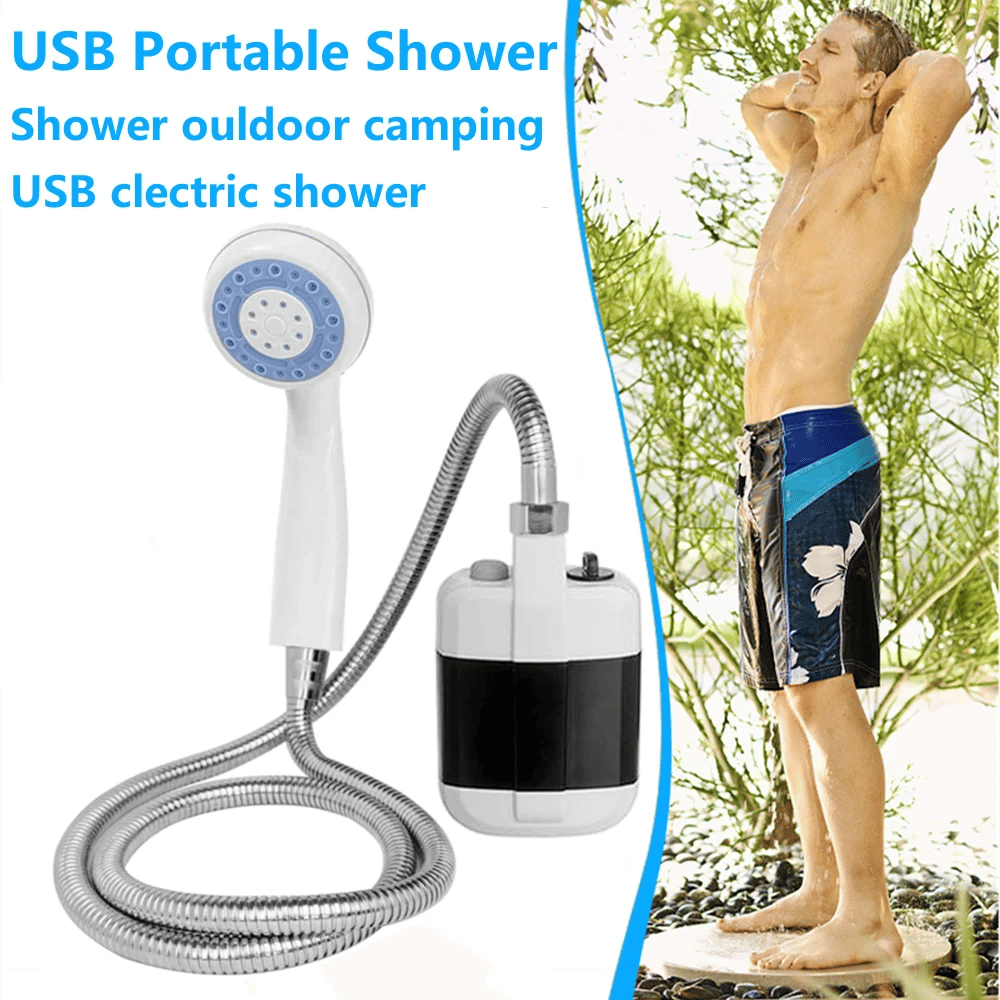 Camping Shower USB Rechargeable Powerful Flow